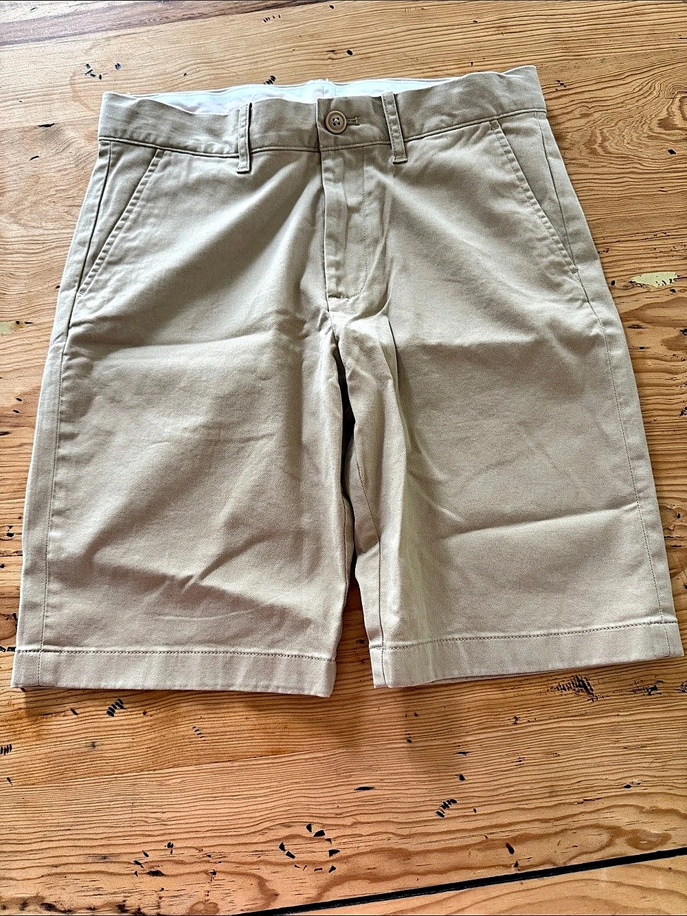 Crewcuts Flat Front Shorts in Beige Boys 16